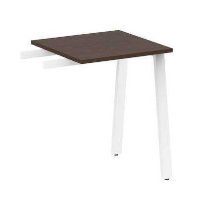 Metal System Style БА.ПР-1 (Венге цаво/белый) Приставной элемент на А-образном м/к (используется в качестве брифинга или боковой приставки)