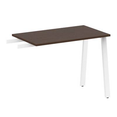 Metal System Style БА.ПР-3 (Венге цаво/белый) Приставной элемент на А-образном м/к (используется в качестве брифинга или боковой приставки)