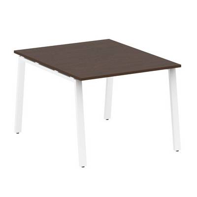 Metal System Style БА.ПРГ-1.1 (Венге цаво/белый) Переговорный стол (1 столешница) на А-образном м/к