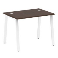 Metal System Style БА.СП-1 (Венге цаво/белый) Стол письменный на А-образном м/к