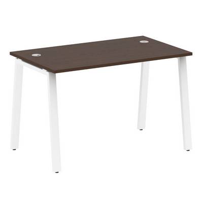 Metal System Style БА.СП-2 (Венге цаво/белый) Стол письменный на А-образном м/к