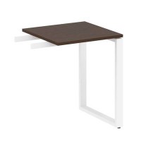 Metal System Style БО.ПР-1 (Венге цаво/белый) Приставной элемент на О-образном м/к (используется в качестве брифинга или боковой приставки)