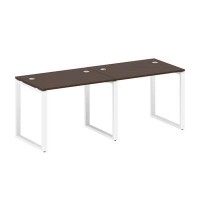 Metal System Style БО.СМ-2.1 (Венге цаво/белый) Рабочая станция на 2 раб.места на О-образном м/к