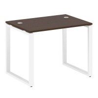 Metal System Style БО.СП-1 (Венге цаво/белый) Стол письменный на О-образном м/к