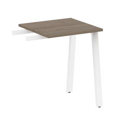 Metal System Style БА.ПР-1 (Вяз благородный/белый) Приставной элемент на А-образном м/к (используется в качестве брифинга или боковой приставки)