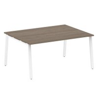 Metal System Style БА.ПРГ-1.4 (Вяз благородный/белый) Переговорный стол (1 столешница) на А-образном м/к