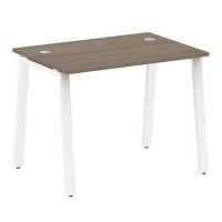 Metal System Style БА.СП-1 (Вяз благородный/белый) Стол письменный на А-образном м/к