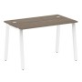 Metal System Style БА.СП-2 (Вяз благородный/белый) Стол письменный на А-образном м/к