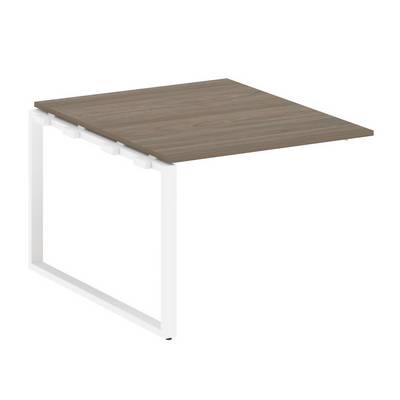 Metal System Style БО.ППРГ-1 (Вяз благородный/белый) Проходной наборный элемент переговорного стола на О-образном м/к (проходная опора Б.ОСП-123, столешница, два комплекта траверс)