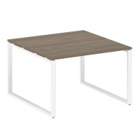 Metal System Style БО.ПРГ-1.2 (Вяз благородный/белый) Переговорный стол (1 столешница) на О-образном м/к