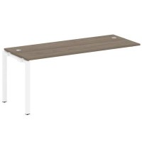 Metal System Style БП.ПРС-СП-1.5 (Вяз благородный/белый) Проходной наборный элемент рабочей станции на П-образном м/к (проходная опора Б.ОСП-72, столешница, комплект траверс)