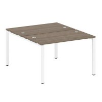 Metal System Style БП.РАС-СП-2.2 (Вяз благородный/белый) Рабочая станция на П-образном м/к