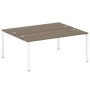 Metal System Style БП.РАС-СП-2.5 (Вяз благородный/белый) Рабочая станция на П-образном м/к