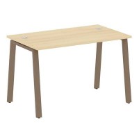 Metal System Style БА.СП-2 (Акация лорка/мокко) Стол письменный на А-образном м/к