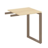 Metal System Style БО.ПР-1 (Акация лорка/мокко) Приставной элемент на О-образном м/к (используется в качестве брифинга или боковой приставки)