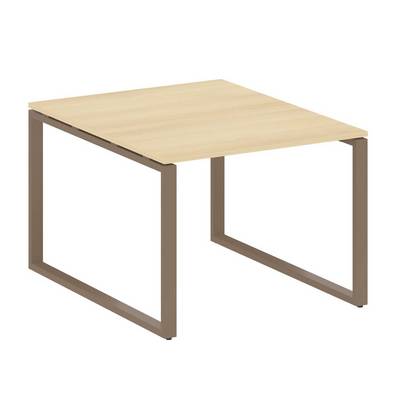 Metal System Style БО.ПРГ-1.1 (Акация лорка/мокко) Переговорный стол (1 столешница) на О-образном м/к