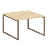 Metal System Style БО.ПРГ-1.2 (Акация лорка/мокко) Переговорный стол (1 столешница) на О-образном м/к
