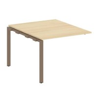 Metal System Style БП.ППРГ-1 (Акация лорка/мокко) Проходной наборный элемент переговорного стола на П-образном м/к (проходная опора Б.ОСП-123, столешница, два комплекта траверс)