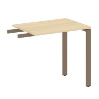 Metal System Style БП.ПР-2 (Акация лорка/мокко) Приставной элемент на П-образном м/к (используется в качестве брифинга или боковой приставки)