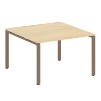 Metal System Style БП.ПРГ-1.2 (Акация лорка/мокко) Переговорный стол (1 столешница) на П-образном м/к