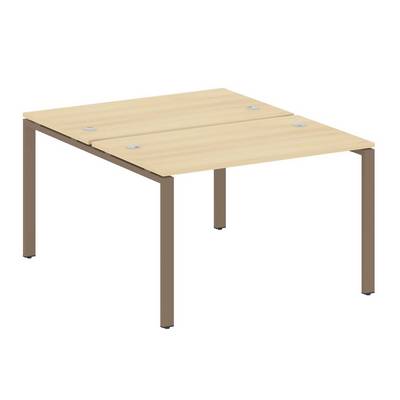 Metal System Style БП.РАС-СП-2.2 (Акация лорка/мокко) Рабочая станция на П-образном м/к