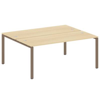 Metal System Style БП.РАС-СП-2.5 (Акация лорка/мокко) Рабочая станция на П-образном м/к