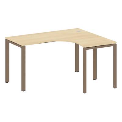 Metal System Style БП.СА-3 Пр (Акация лорка/мокко) Стол криволинейный правый на П-образном м/к