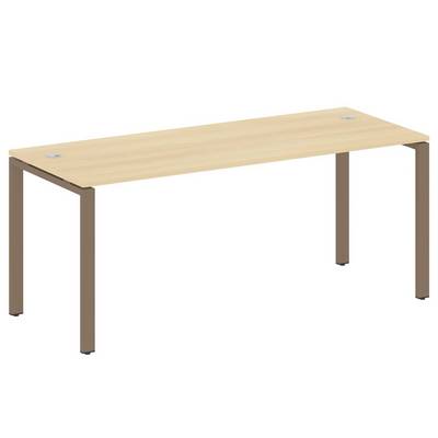 Metal System Style БП.СП-5 (Акация лорка/мокко) Стол письменный на П-образном м/к