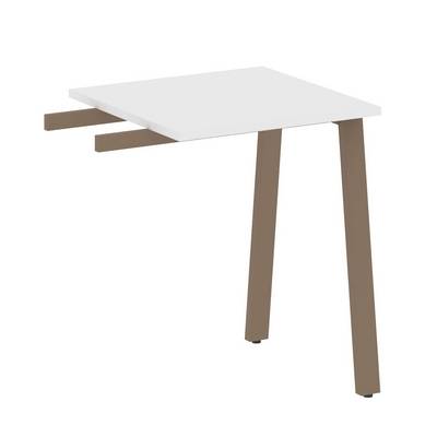 Metal System Style БА.ПР-1 (Белый/мокко) Приставной элемент на А-образном м/к (используется в качестве брифинга или боковой приставки)