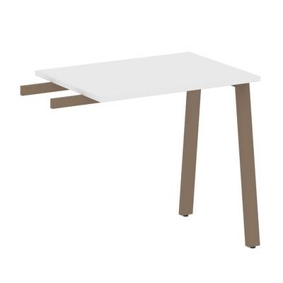 Metal System Style БА.ПР-2 (Белый/мокко) Приставной элемент на А-образном м/к (используется в качестве брифинга или боковой приставки)