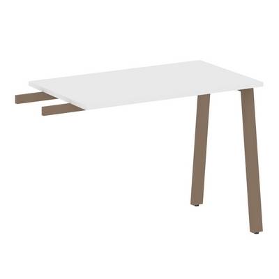 Metal System Style БА.ПР-3 (Белый/мокко) Приставной элемент на А-образном м/к (используется в качестве брифинга или боковой приставки)