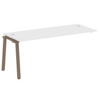 Metal System Style БА.ПРС-СП-1.5 (Белый/мокко) Проходной наборный элемент рабочей станции на А-образном м/к (проходная опора Б.ОСП-72, столешница, комплект траверс)