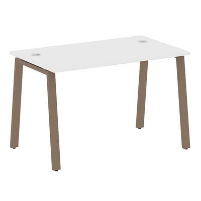 Metal System Style БА.СП-2 (Белый/мокко) Стол письменный на А-образном м/к