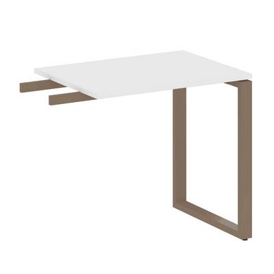 Metal System Style БО.ПР-2 (Белый/мокко) Приставной элемент на О-образном м/к (используется в качестве брифинга или боковой приставки)