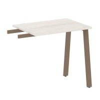 Metal System Style БА.ПР-2 (Дуб Наварра/мокко) Приставной элемент на А-образном м/к (используется в качестве брифинга или боковой приставки)