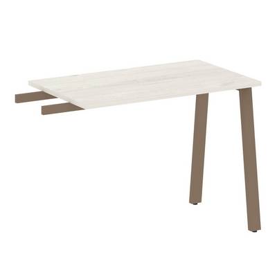 Metal System Style БА.ПР-3 (Дуб Наварра/мокко) Приставной элемент на А-образном м/к (используется в качестве брифинга или боковой приставки)