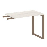 Metal System Style БО.ПР-3 (Дуб Наварра/мокко) Приставной элемент на О-образном м/к (используется в качестве брифинга или боковой приставки)