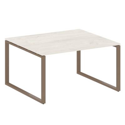 Metal System Style БО.ПРГ-1.3 (Дуб Наварра/мокко) Переговорный стол (1 столешница) на О-образном м/к