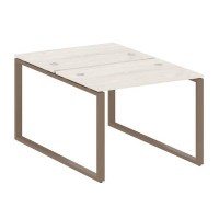 Metal System Style БО.РАС-СП-2.1 (Дуб Наварра/мокко) Рабочая станция на О-образном м/к