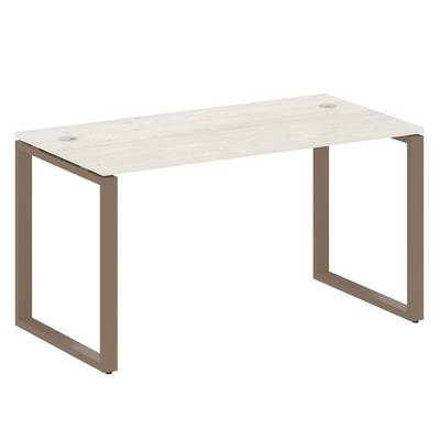 Metal System Style БО.СП-3 (Дуб Наварра/мокко) Стол письменный на О-образном м/к