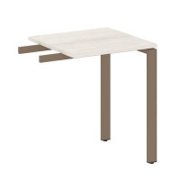 Metal System Style БП.ПР-1 (Дуб Наварра/мокко) Приставной элемент на П-образном м/к (используется в качестве брифинга или боковой приставки)