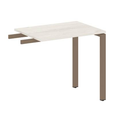 Metal System Style БП.ПР-2 (Дуб Наварра/мокко) Приставной элемент на П-образном м/к (используется в качестве брифинга или боковой приставки)