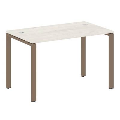 Metal System Style БП.СП-2 (Дуб Наварра/мокко) Стол письменный на П-образном м/к