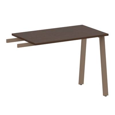 Metal System Style БА.ПР-3 (Венге цаво/мокко) Приставной элемент на А-образном м/к (используется в качестве брифинга или боковой приставки)