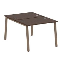 Metal System Style БА.РАС-СП-2.1 (Венге цаво/мокко) Рабочая станция на А-образном м/к