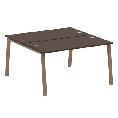 Metal System Style БА.РАС-СП-2.3 (Венге цаво/мокко) Рабочая станция на А-образном м/к