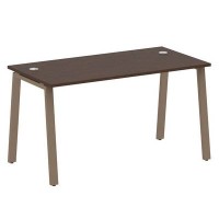 Metal System Style БА.СП-3 (Венге цаво/мокко) Стол письменный на А-образном м/к