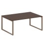 Metal System Style БО.ПРГ-1.5 (Венге цаво/мокко) Переговорный стол (1 столешница) на О-образном м/к