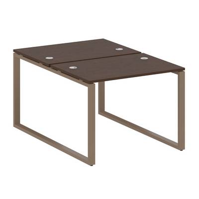 Metal System Style БО.РАС-СП-2.1 (Венге цаво/мокко) Рабочая станция на О-образном м/к