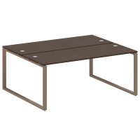 Metal System Style БО.РАС-СП-2.5 (Венге цаво/мокко) Рабочая станция на О-образном м/к